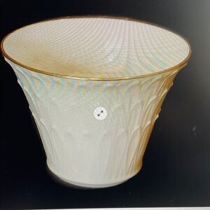 Lenox Cream and Gold Accent Vase